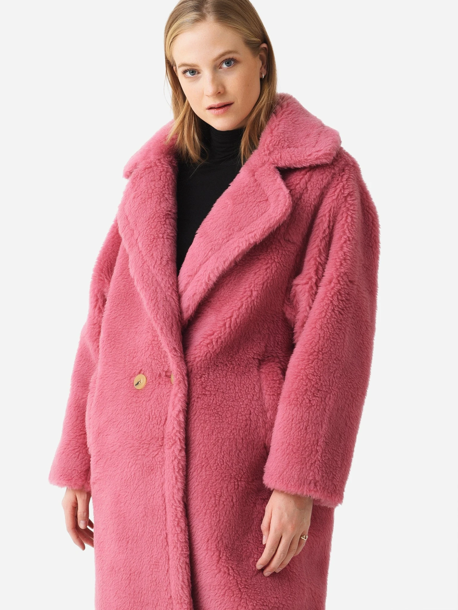 Pissenlit Women's Teddy Coat 3 Pissenlit Women's Teddy Coat - Image 3