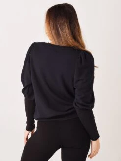 Sundry Women's Puff Shoulder Sweatshirt 8 Sundry Women's Puff Shoulder Sweatshirt -ST.BERNARD Clothing PS20 3H L96xBLACKxAlt3 30586593