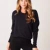 Sundry Women's Puff Shoulder Sweatshirt