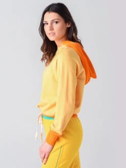 Warm Women's Boyfriend Sweatshirt Hoodie -ST.BERNARD Clothing PS21 502xMELONDIPDYExAlt2 25059755