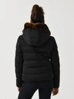 Performance Ski Women's New Fit Fur Jacket -ST.BERNARD Clothing PS4J01VSFxBLACKBLUEPLAIDLINERxAlt3 144110625