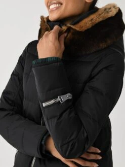 Performance Ski Women's New Fit Fur Jacket -ST.BERNARD Clothing PS4J01VSFxBLACKBLUEPLAIDLINERxAlt6 144110648