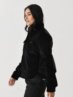 Performance Ski Women's Insulated Shirt Jacket -ST.BERNARD Clothing PS4L03PLxBLACKVELVETxAlt2 144638528