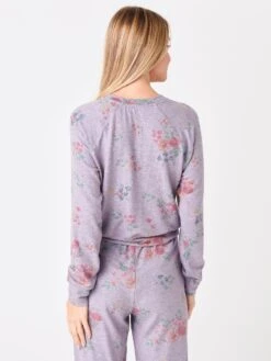 Sundry Women's Floral Raglan Sweatshirt 7 Sundry Women's Floral Raglan Sweatshirt -ST.BERNARD Clothing SP21 4B M15xLILACxAlt3 32203782