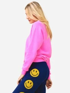 Aviator Nation Women's Bolt Fade Sweatshirt -ST.BERNARD Clothing SWBTFDxELECTRICPINKPINKPURPLExAlt3 72286981