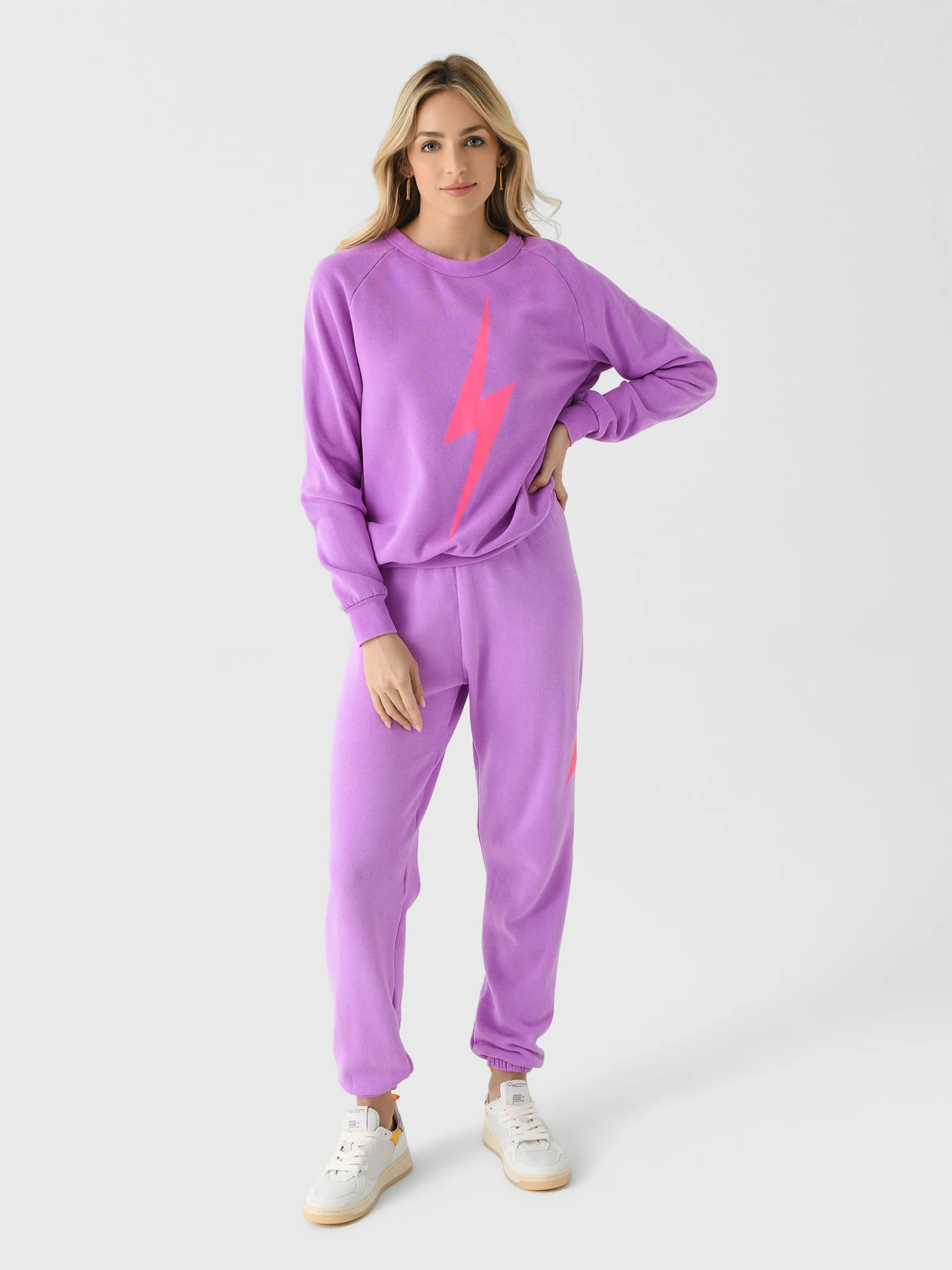 Aviator Nation Women's Bolt Crew Sweatshirt 2 Aviator Nation Women's Bolt Crew Sweatshirt - Image 2