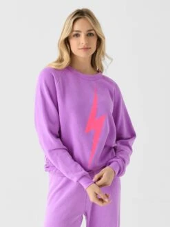 Aviator Nation Women's Bolt Crew Sweatshirt