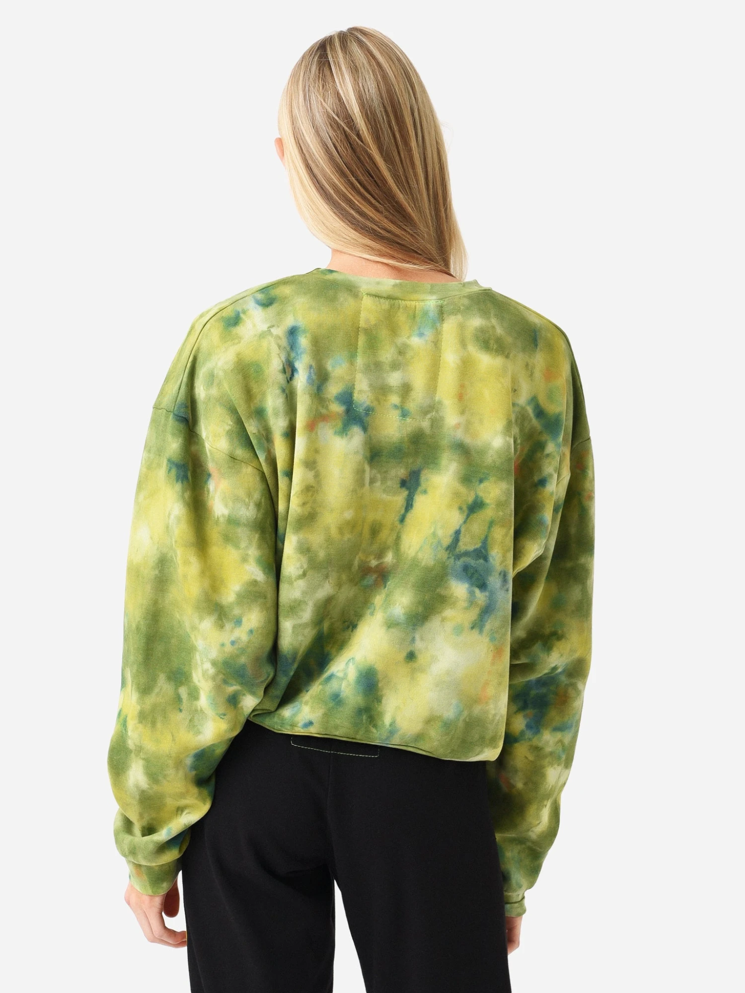 Aviator Nation Women's Hand Dyed Smiley 2 Crew Sweatshirt 5 Aviator Nation Women's Hand Dyed Smiley 2 Crew Sweatshirt - Image 5