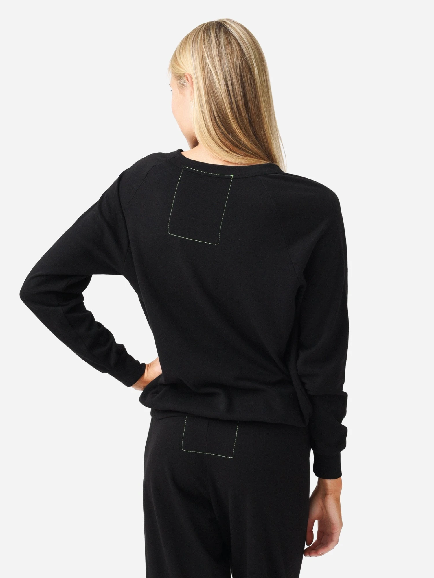 Aviator Nation Women's Smiley 2 Crew Sweatshirt 4 Aviator Nation Women's Smiley 2 Crew Sweatshirt - Image 4