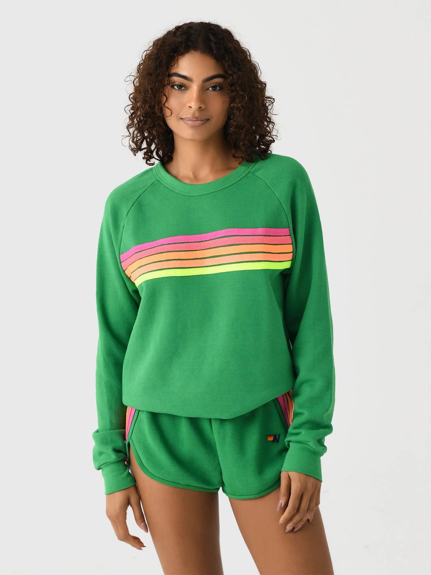 Aviator Nation Women's 5 Stripe Crew Sweatshirt 5 Aviator Nation Women's 5 Stripe Crew Sweatshirt - Image 5