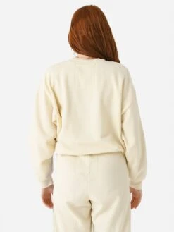 Aviator Nation Women's Logo Relaxed Crew Sweatshirt 13 Aviator Nation Women's Logo Relaxed Crew Sweatshirt -ST.BERNARD Clothing SWRXLOxVINTAGEWHITExAlt4 119369469