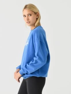 Kule Women's The Oversized Hello New York Sweatshirt -ST.BERNARD Clothing SWS15F6 NYCxROYALBLUExAlt2 140645324