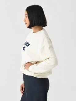 Kule Women's The Oversized Après Ski Town Sweatshirt -ST.BERNARD Clothing SWS15R7 TOWNxCREAMxAlt2 146624436