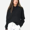 Perfect White Tee Women's Cash Cut Off Hoodie