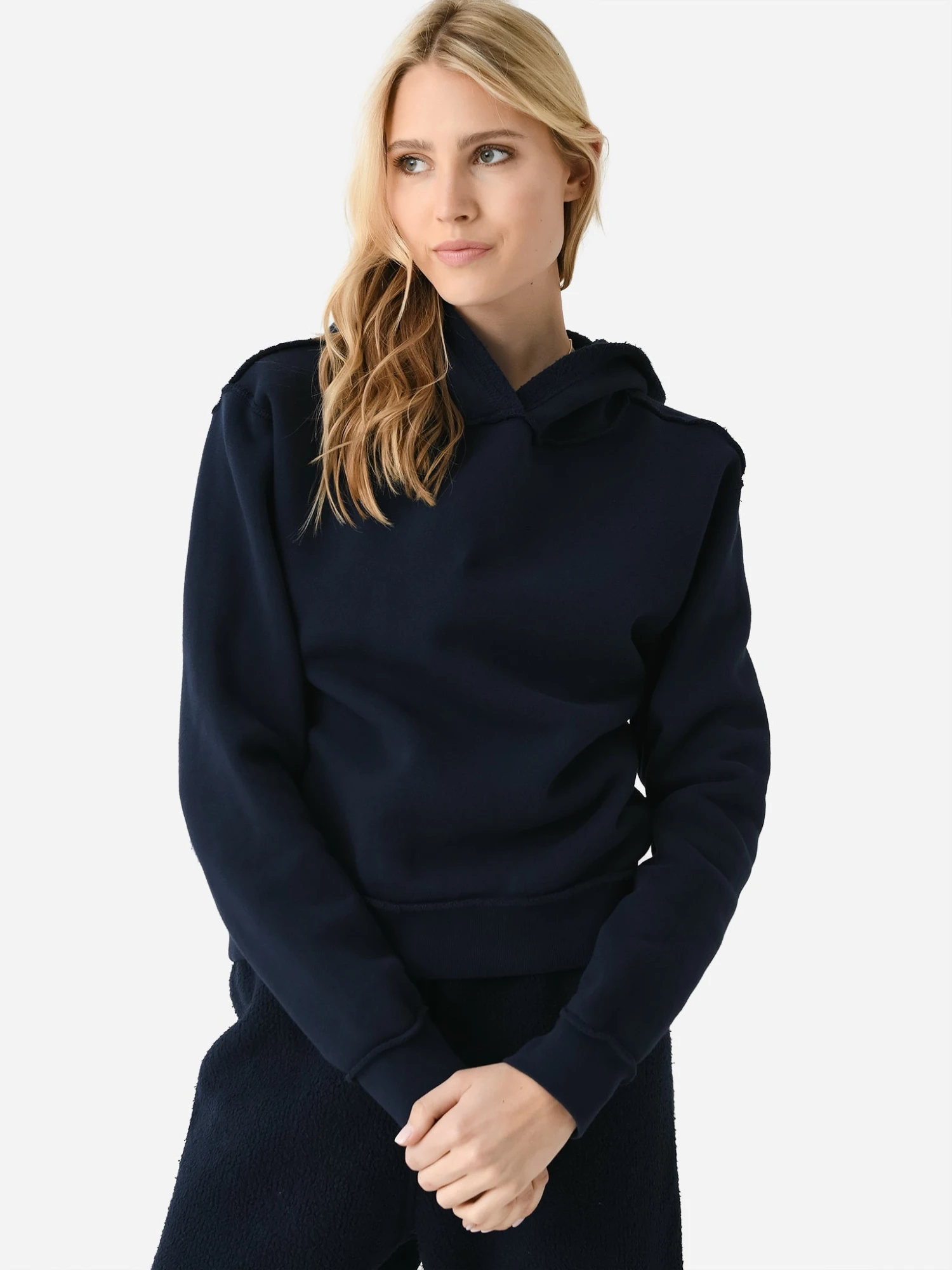 Perfect White Tee Women's Reese Reverse Hoodie 1 Perfect White Tee Women's Reese Reverse Hoodie