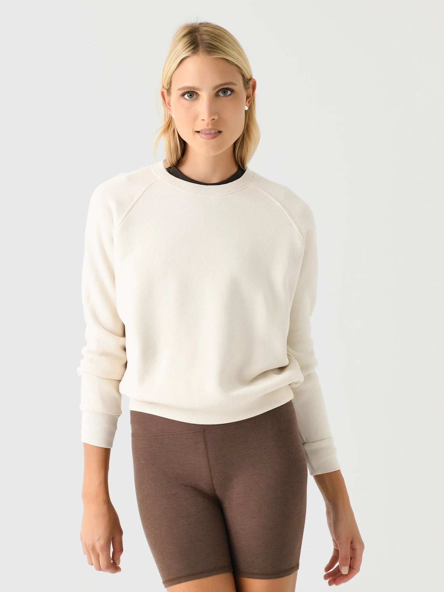 Perfect White Tee Women's Lennon Shrunken Sweatshirt 1 Perfect White Tee Women's Lennon Shrunken Sweatshirt