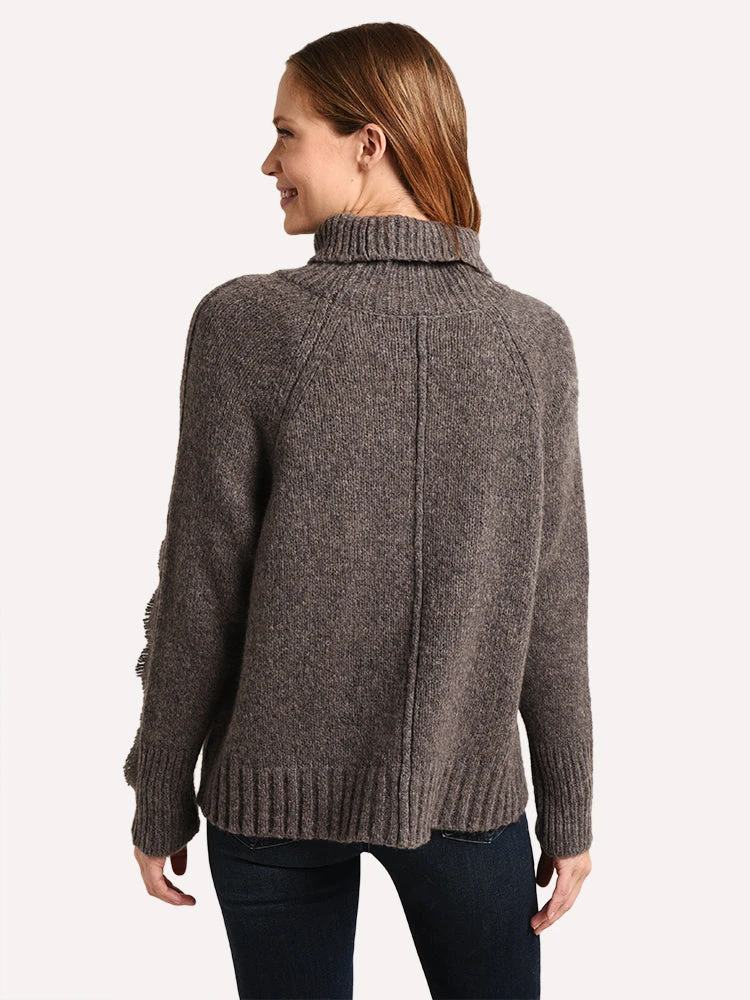 Women’s Brochu Walker Odene Fringe Turtleneck Sweater 7 Women’s Brochu Walker Odene Fringe Turtleneck Sweater - Image 7