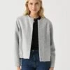 Vince Women's Italian Wool-Blend Collarless Jacket