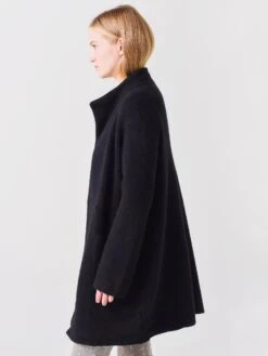 Vince Women's Clean Edge Cardigan Coat -ST.BERNARD Clothing V783578842xBLACKxAlt2 47498191