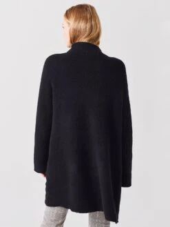 Vince Women's Clean Edge Cardigan Coat -ST.BERNARD Clothing V783578842xBLACKxAlt3 47498196