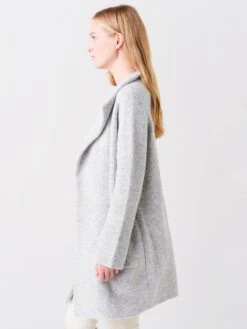 Vince Women's Clean Edge Cardigan Coat -ST.BERNARD Clothing V783578842xLTHEATHERGREYxAlt2 47496345