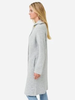 Vince Women's Collard Cardigan Coat -ST.BERNARD Clothing V873879192xLTHGREYxAlt2 77991300