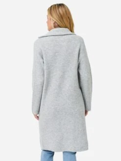 Vince Women's Collard Cardigan Coat -ST.BERNARD Clothing V873879192xLTHGREYxAlt3 77991301