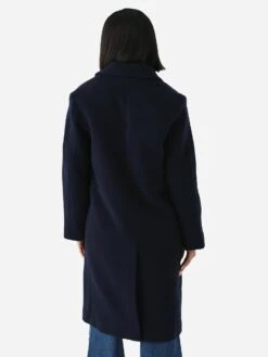 Vince Women's Brushed Wool Blend Double Breasted Coat 5 Vince Women's Brushed Wool Blend Double Breasted Coat -ST.BERNARD Clothing V997591434xDEEPCASPIANxAlt2 115611374