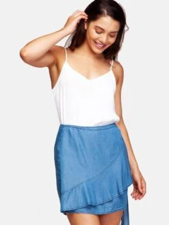 Naked Zebra Wrap Skirt