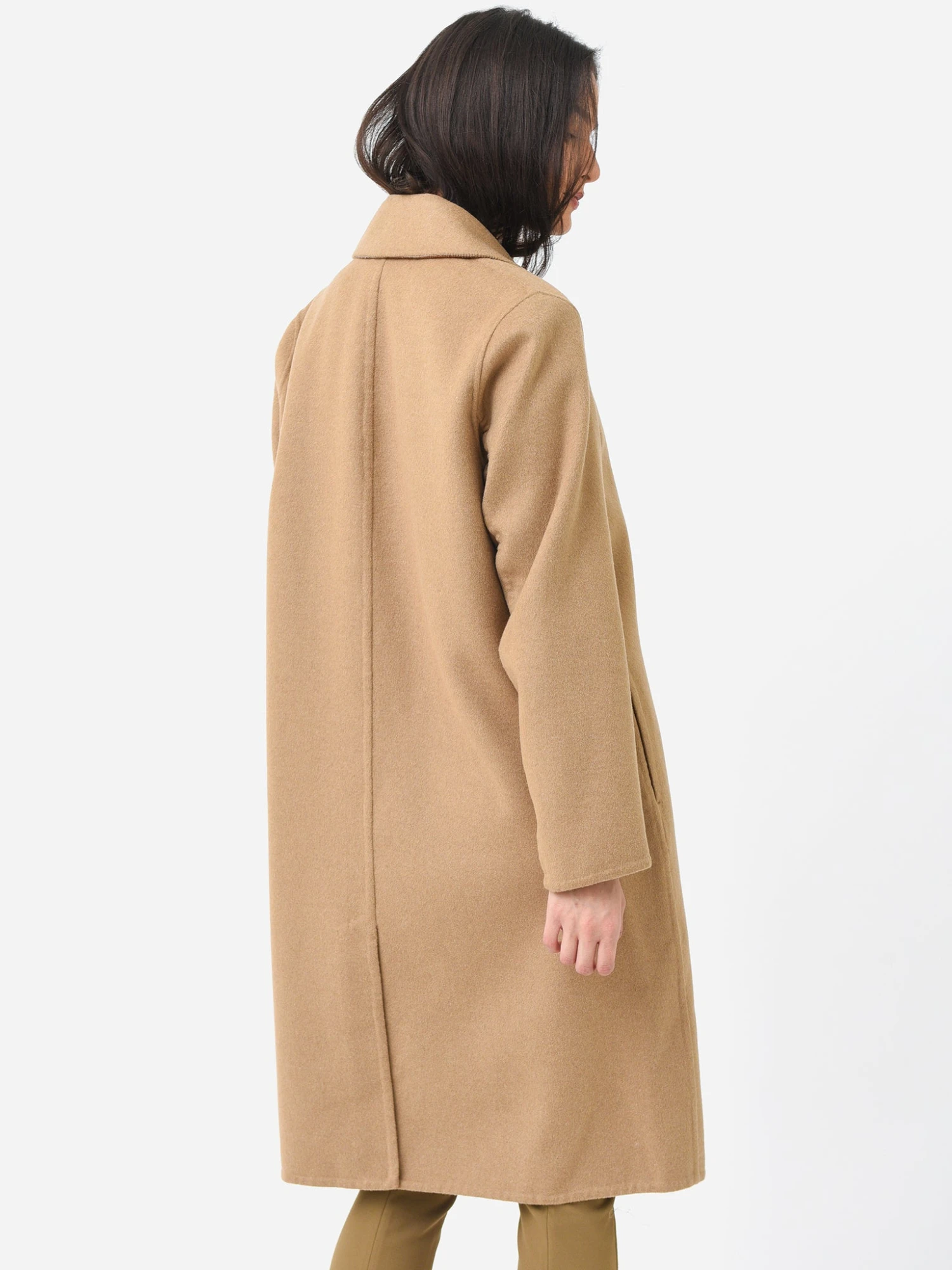 Vince Women's Classic Straight Coat 5 Vince Women's Classic Straight Coat - Image 5