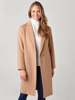 Vince Women's Classic Coat -ST.BERNARD Clothing VS88291304xCAMELxPrimary 15964877 cb42e718 474a 4861 a430 57e174f1aa60