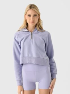 Vuori Women's Restore Half-Zip Hoodie -ST.BERNARD Clothing VW288xLAVENDERMISTxPrimary 159806947