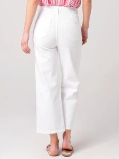 Le Jean Women's Leona Wide-Leg Jean 6 Le Jean Women's Leona Wide-Leg Jean -ST.BERNARD Clothing W042 350 3290xWHITExAlt2