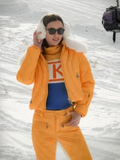 Perfect Moment Women's Schild Merino Wool Sweater -ST.BERNARD Clothing W3000075xCANARYYELLOWRAINBOWxAlt1 148435900