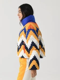 Perfect Moment Women's Nevada Down Jacket -ST.BERNARD Clothing W3000639xCHEVRONCANARYYELLOWxAlt2 145734124