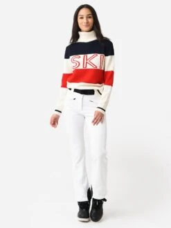 Perfect Moment Women's Frostine Sweater -ST.BERNARD Clothing W3000699xREDSNOWWHITENAVYxAlt2 89672860