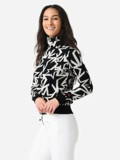 Perfect Moment Women's Wren Sweater -ST.BERNARD Clothing W3000723xNOVASTARPRINTBLACKxAlt3 89672518