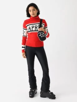 Perfect Moment Women's Après Merino Wool Sweater -ST.BERNARD Clothing W3001034xREDSNOWWHITEDARKCHARCOALBLUExAlt1 143421858