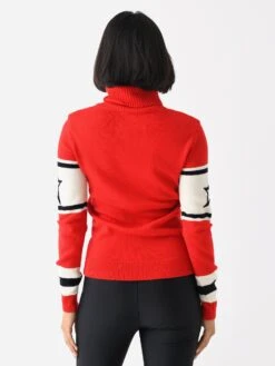 Perfect Moment Women's Après Merino Wool Sweater -ST.BERNARD Clothing W3001034xREDSNOWWHITEDARKCHARCOALBLUExAlt3 143421862