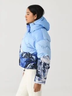 Perfect Moment Women's Mountain Puffer Ski Jacket -ST.BERNARD Clothing W3001052xSKILIFTPRINTxAlt2 149115827