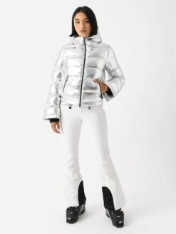 Perfect Moment Women's Polar Flare Down Jacket II 16 Perfect Moment Women's Polar Flare Down Jacket II -ST.BERNARD Clothing W3001158xSILVERFOILxAlt1 143675318