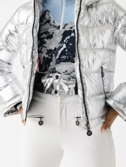 Perfect Moment Women's Polar Flare Down Jacket II 19 Perfect Moment Women's Polar Flare Down Jacket II -ST.BERNARD Clothing W3001158xSILVERFOILxAlt4 143675325