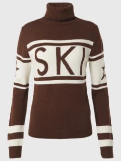 Perfect Moment Women's Schild Merino Wool Sweater -ST.BERNARD Clothing W3001327xCHOCOLATExPrimary 174434103