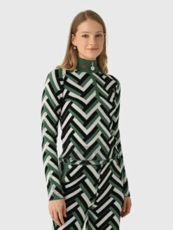 Perfect Moment Women's La Tour Merino Wool Quarter-Zip Sweater