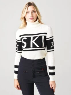 Perfect Moment Women's Schild Ski Sweater 20 Perfect Moment Women's Schild Ski Sweater -ST.BERNARD Clothing W3075xSNOWWHITExPrimary 20628880