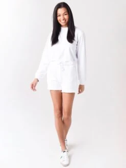 Cotton Citizen Women's Milan Crew Sweatshirt 13 Cotton Citizen Women's Milan Crew Sweatshirt -ST.BERNARD Clothing W309261xWHITExAlt1 32918600