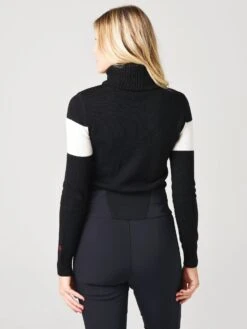 Perfect Moment Women's Ski Sweater II 23 Perfect Moment Women's Ski Sweater II -ST.BERNARD Clothing W3136xBLACKxAlt3 20630396