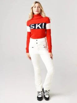 Perfect Moment Women's Ski Sweater II 25 Perfect Moment Women's Ski Sweater II -ST.BERNARD Clothing W3136xREDxAlt1 20620029