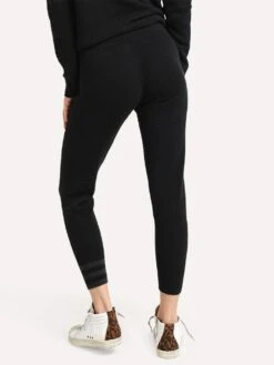 Naadam Cashmere Jogger With Stripes 6 Naadam Cashmere Jogger With Stripes -ST.BERNARD Clothing WC92178 BLACKalt2