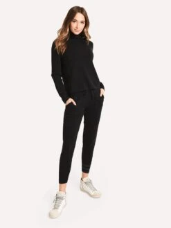 Naadam Cashmere Jogger With Stripes 7 Naadam Cashmere Jogger With Stripes -ST.BERNARD Clothing WC92178 BLACKalt3